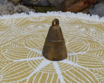 Vintage Bronze Sheep Small Bell: Farmhouse Porch Decor
