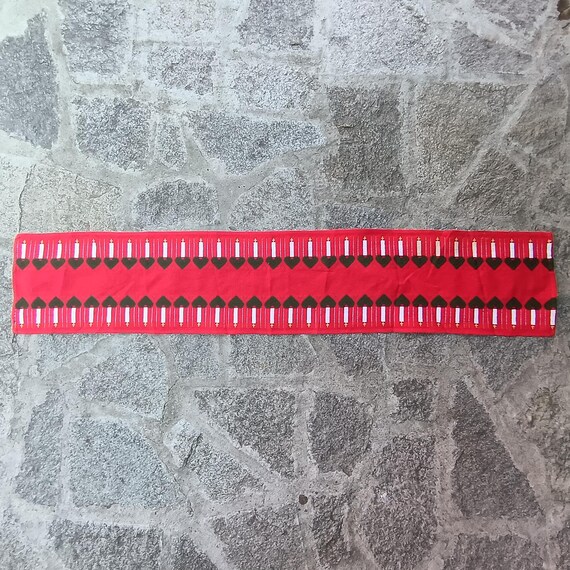 ヴィンテージ スウェーデン製 クリスマス テーブルランナー、刺繍入り