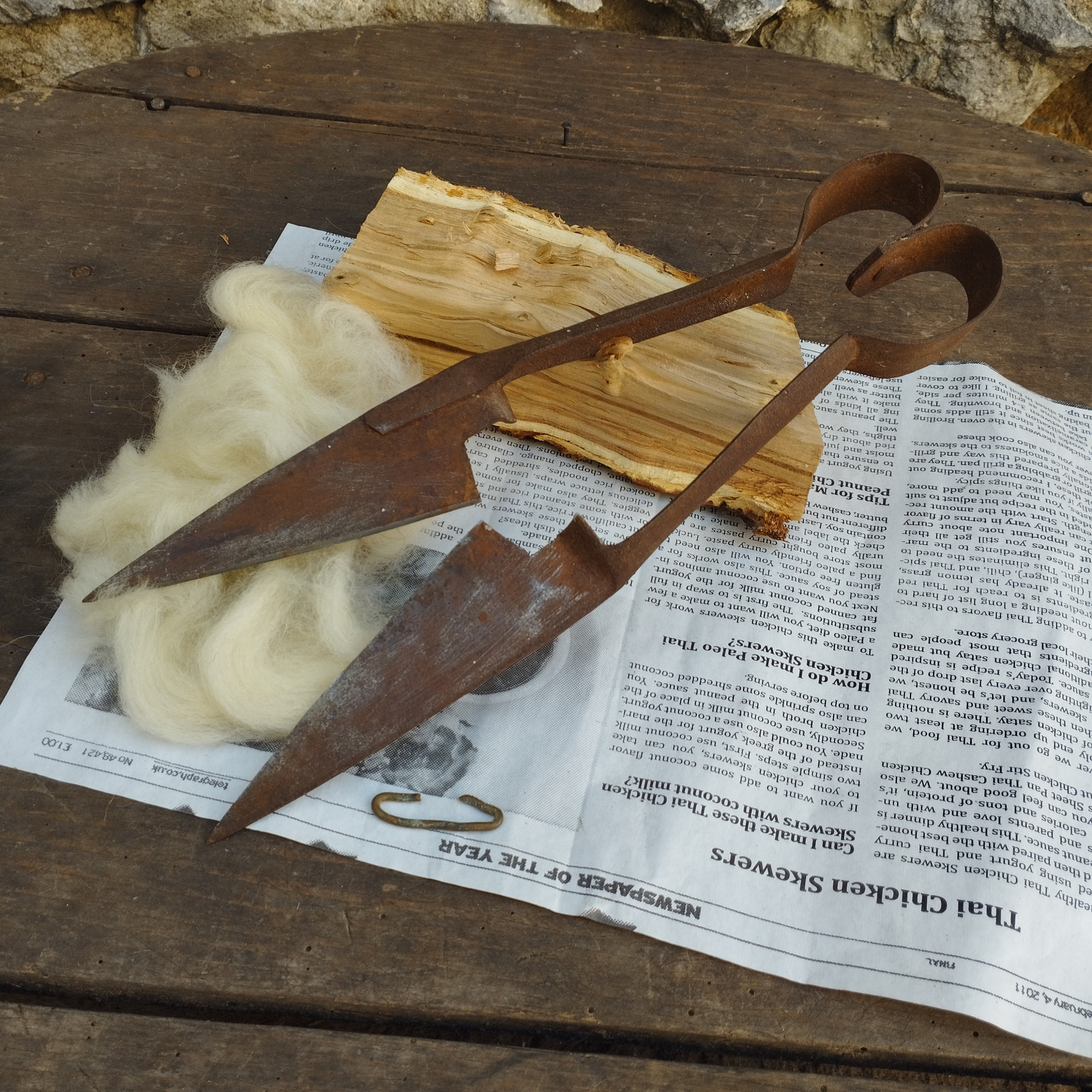 A Woodsrunner's Diary: Sheep Shearing Shears Knives-?
