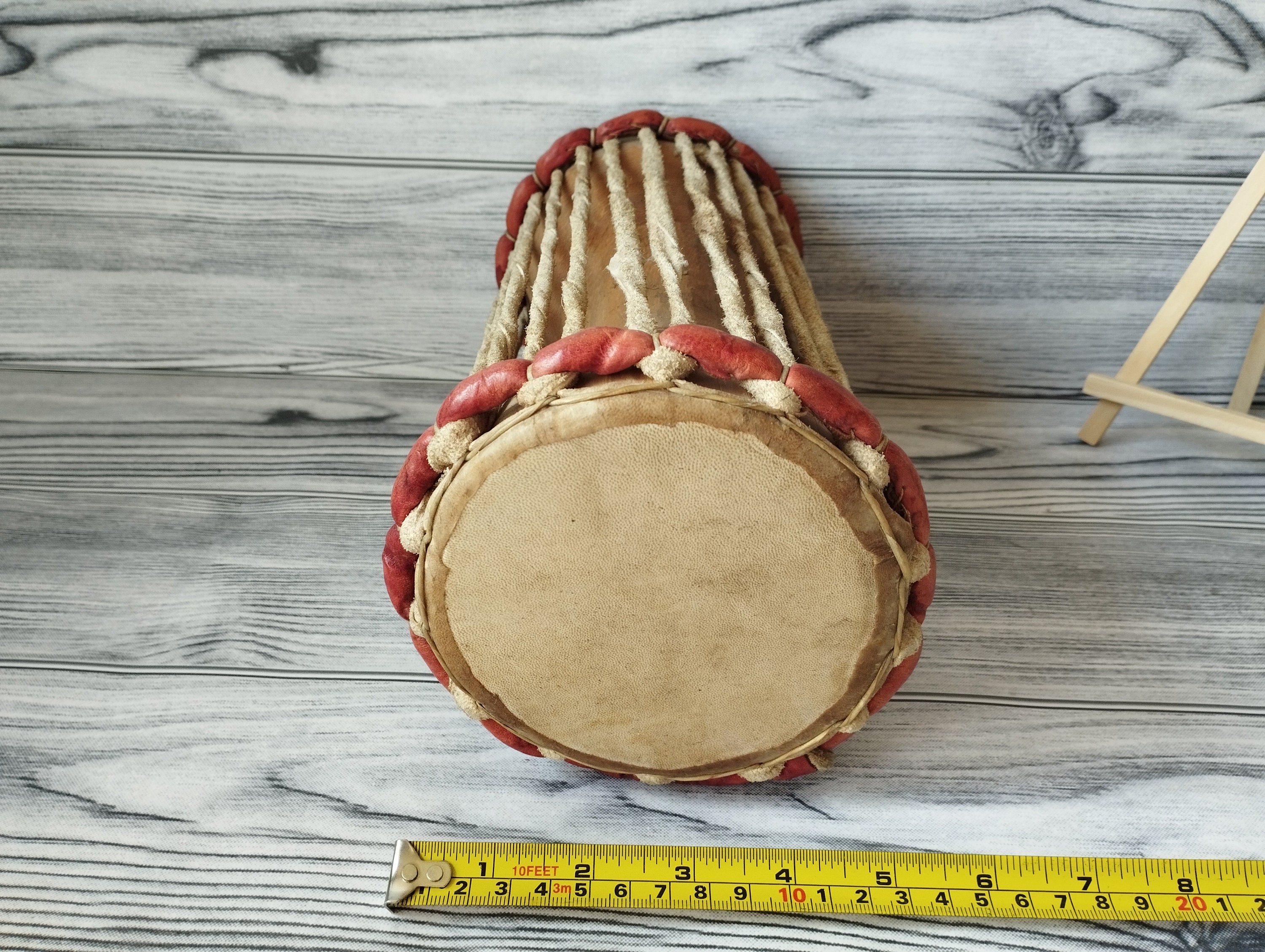 Retro Authentic African Gangan Talking Drum African Tribal Etsy