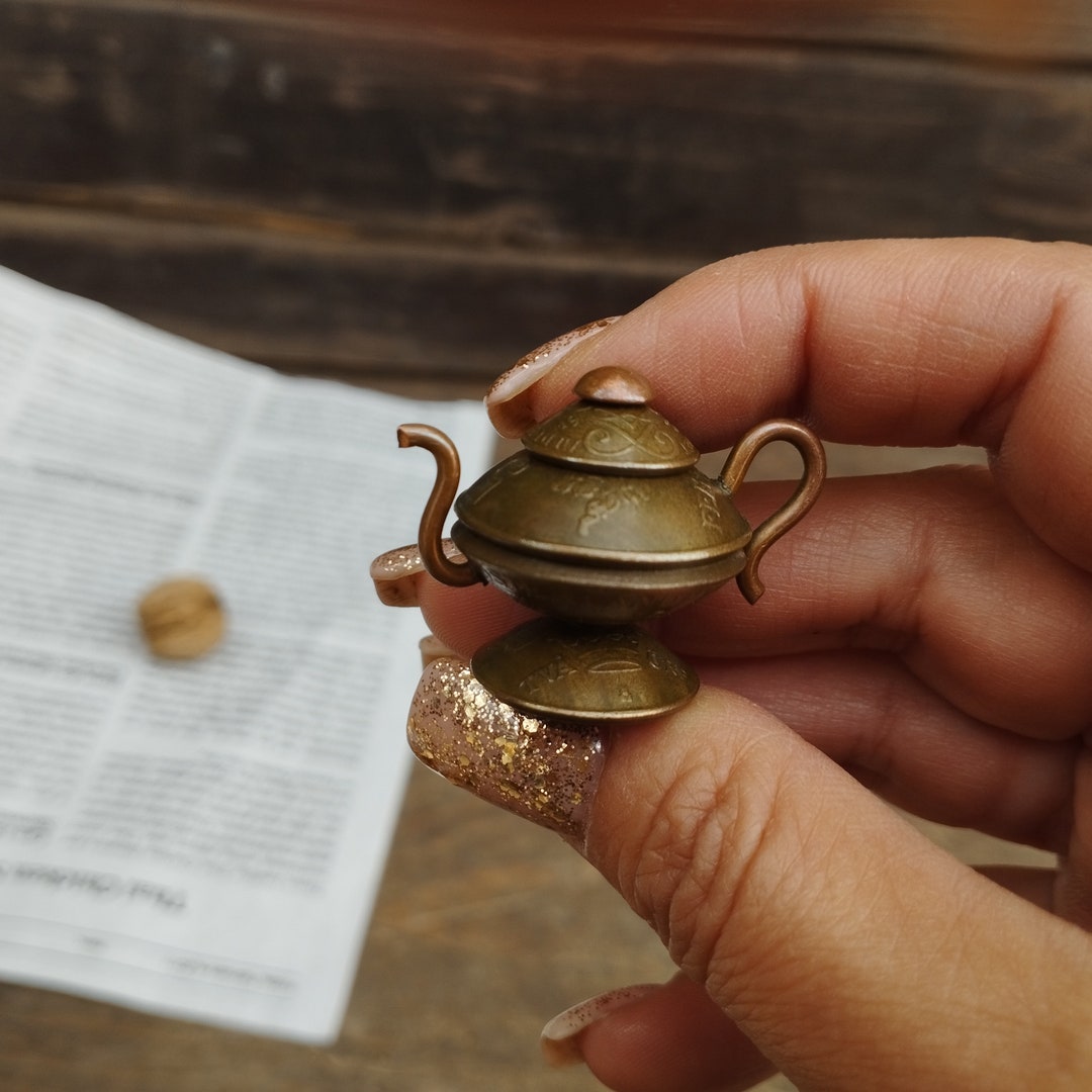 Vintage Swedish Miniature Bronze Teapot Copper Teapot With Etsy