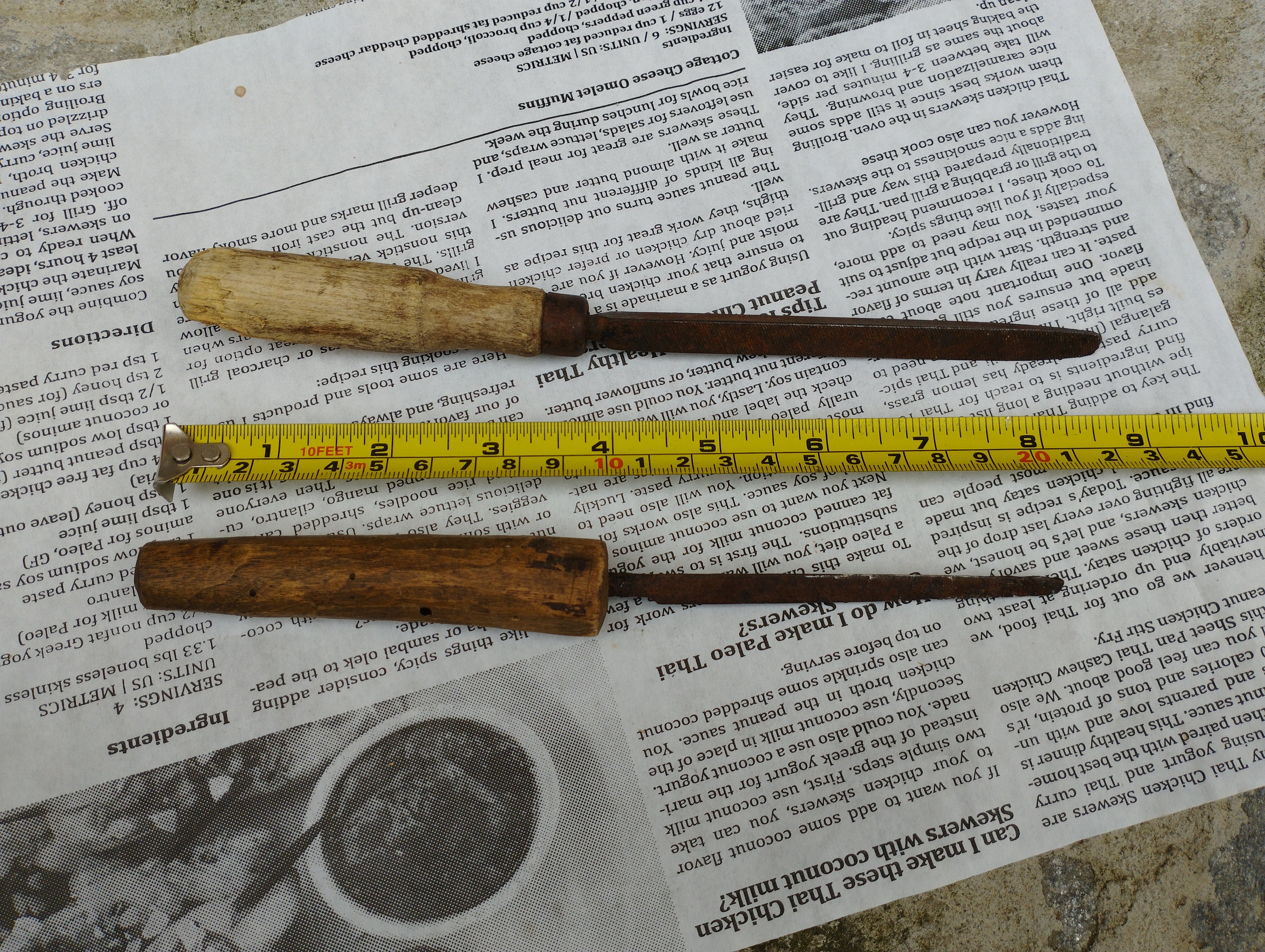 Set of Two Old Metal Files Vintage Metal File Gift for Man Etsy