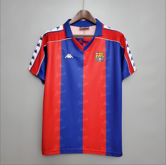 Barcelona Retro Football Shirt Etsy Denmark