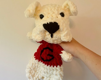 Crochet UGA Bulldog Snuggler