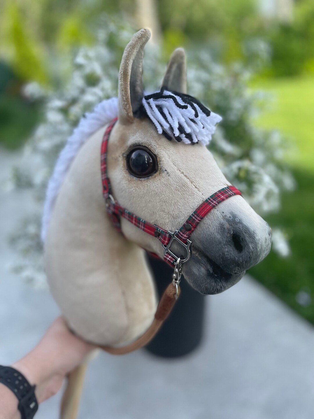 A4 Fjord Hobby Horse, Fjord Hobby Horse, Horse on a Stick With a Halter