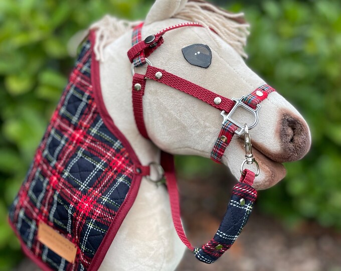 A4 Fjord Hobby Horse With Blanket and Halter, Light Hobby Horse, Horse