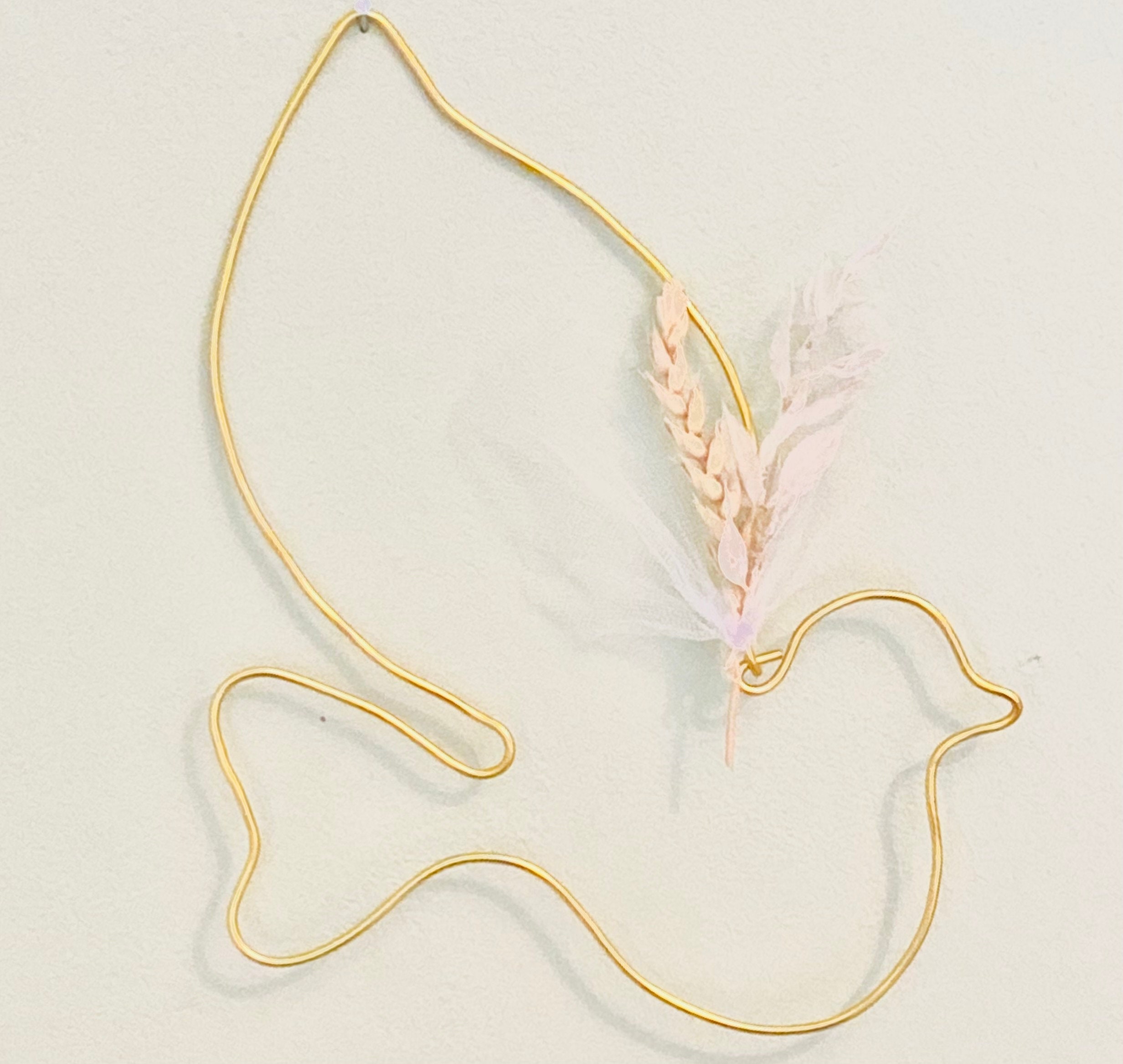 Décoration Colombe Filaire