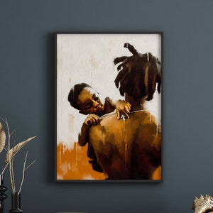 Black man poster | Black art | black children art | Wall Art | Wall hangings | Male art | [Frame Not Included]