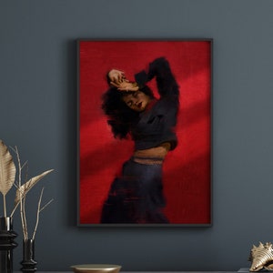 Black art poster | Black art | black woman | african american wall art | Fashion print | black owned art | [Frame Not Included]