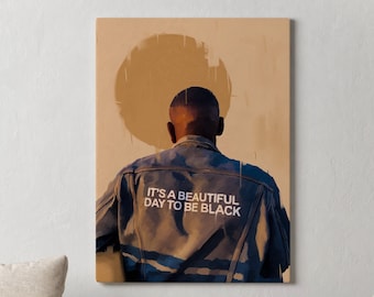 Black art, African american art, black man on canvas , african art, black lives matter, Black man art, BLM