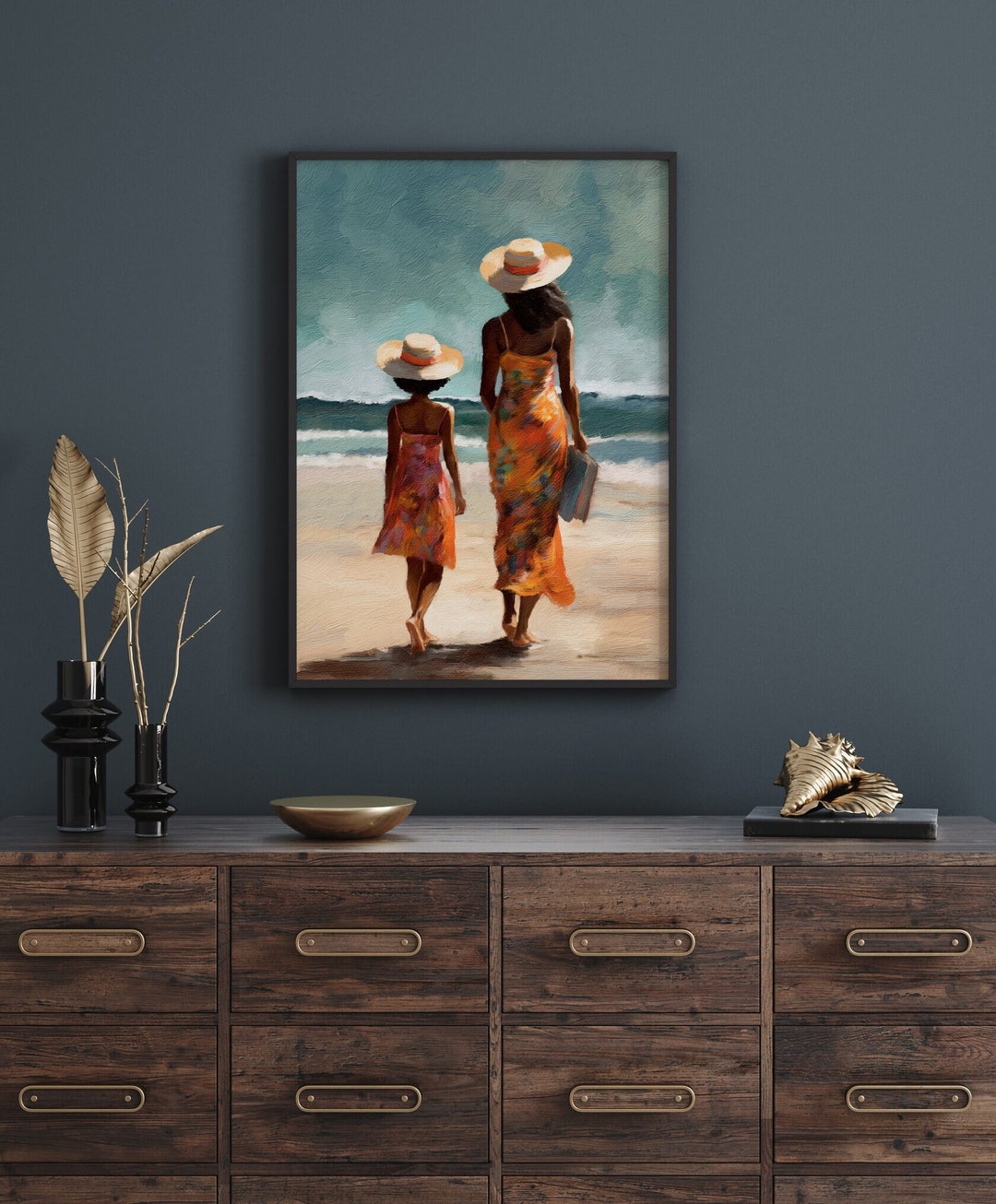 Mother Gift | Black Art | Black Woman | Black Mothers Day | Modern Home ...
