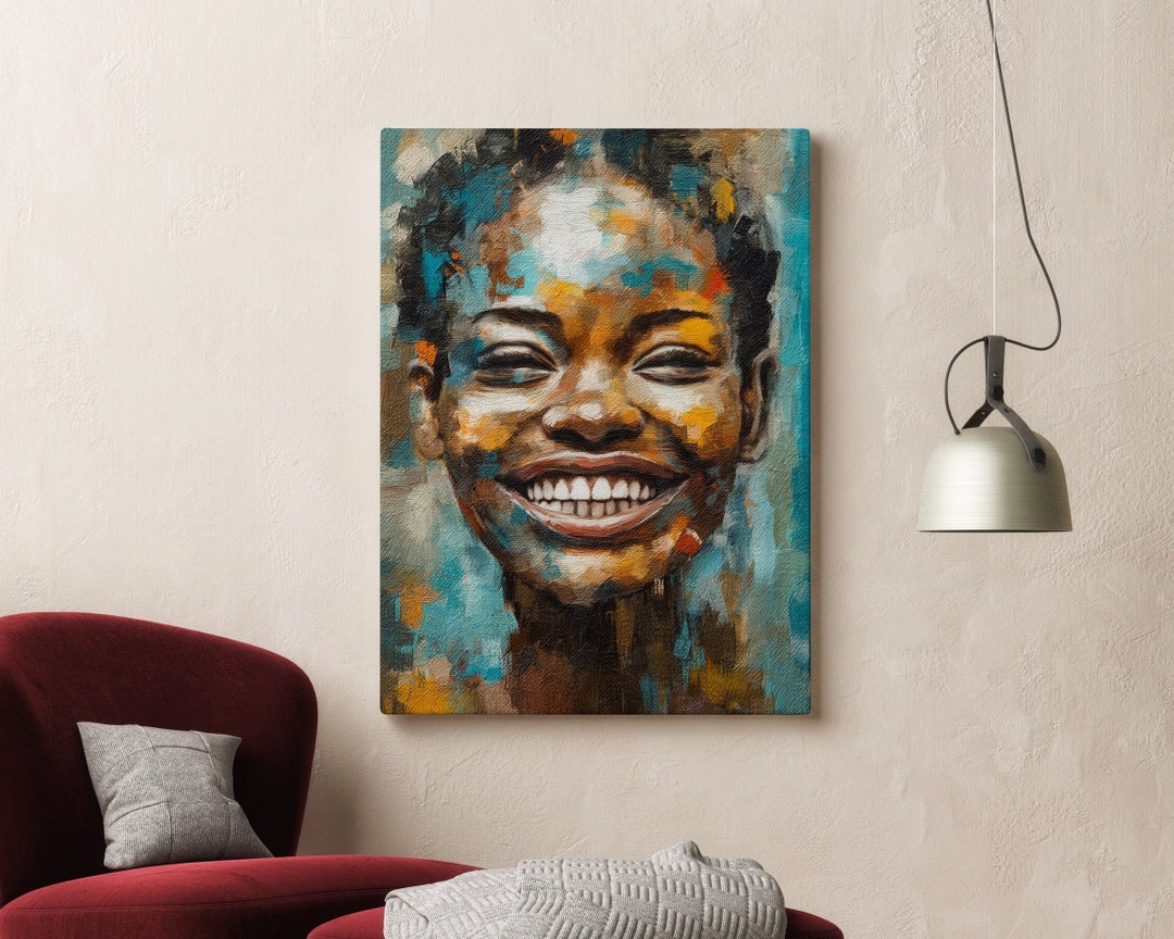 Wall Art, Black Woman Art, African American Girl , Black Girl Art