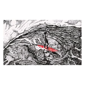 Gerry Lopez Surf Kunstdruck: PIline Hawaii, Limitierte Auflage