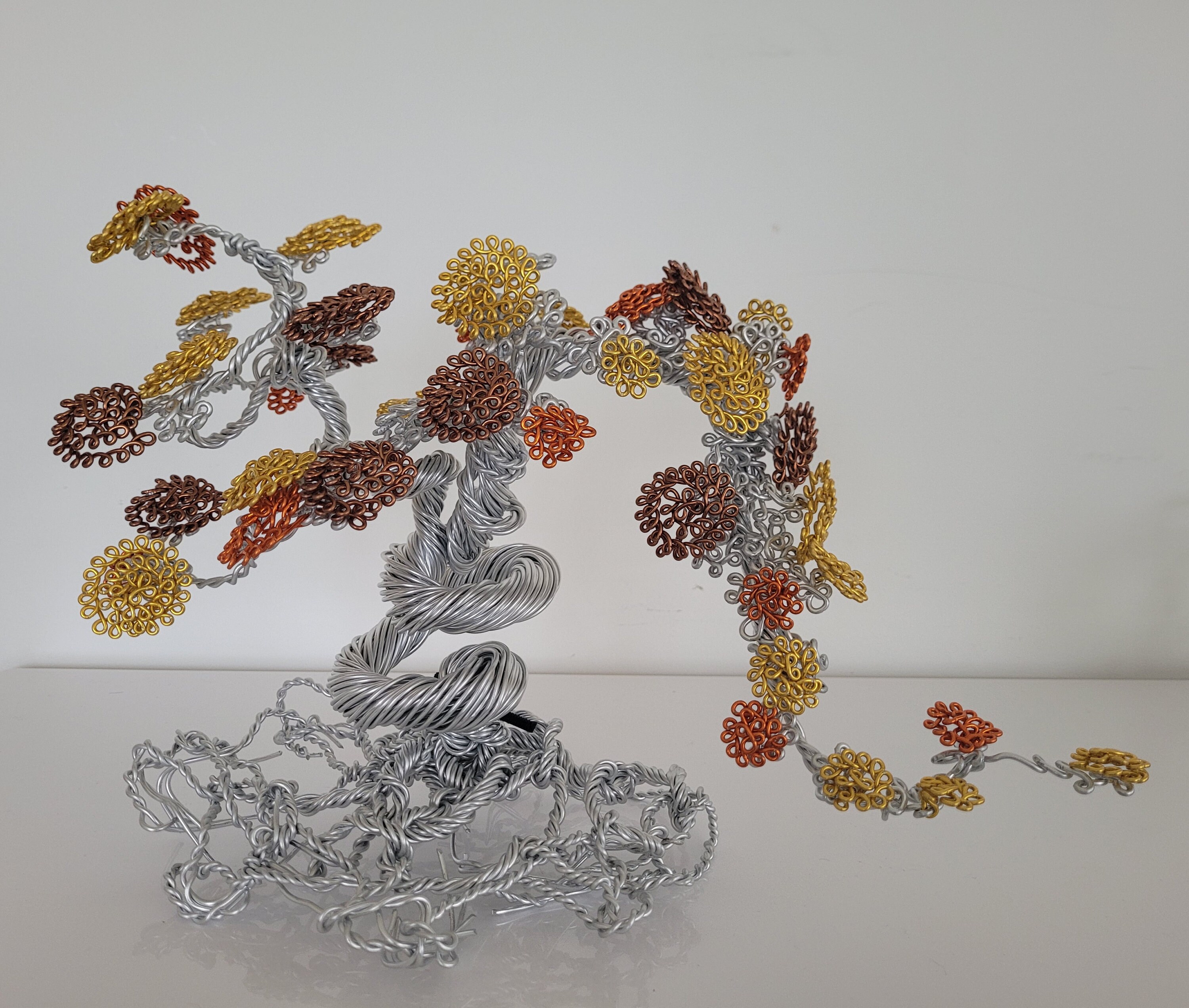 Arbre en Fleur Aluminium, Fer, Pour Décoration