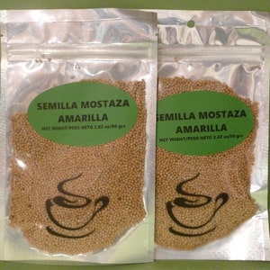 SEMILLA MOSTAZA AMARILLA (2ZAKJES)
