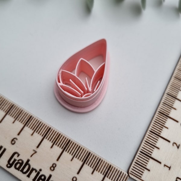 Flower Drop Polymerclay Cutter, Fimo Zubehör,Tonschneider