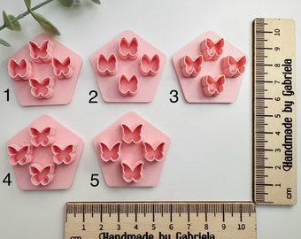 Mini Schmetterlinge Polymerclay Cutter , 8 mm, 10 mm, 12 mm, Fimo Zubehör,