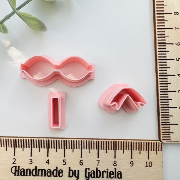 Bow 1 polymer clay cutter, polymer clay accessories, clay cutters