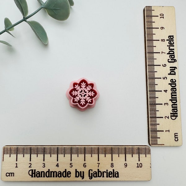 Snowflake polymer clay cutter, clay cutter, fimo accessories