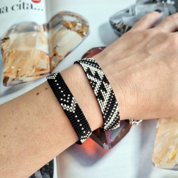 Dark woven deals bracelet