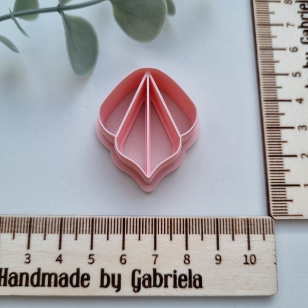 Leaf Moroccan Polymerclay Cutter, Fimo Zubehör, Tonschneider