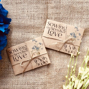 Sowing The Seeds of Love- Wild Flower Seed Favours
