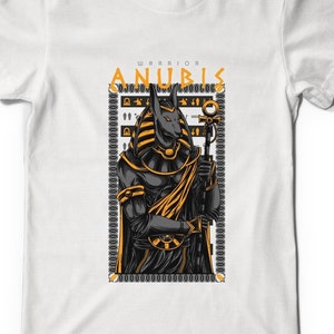 Free Personalisation Warrior Anubis Ancient Egyptian God Of Death Jackal History God Belief Birthday Gift Unisex Adult And Kids T Shirt