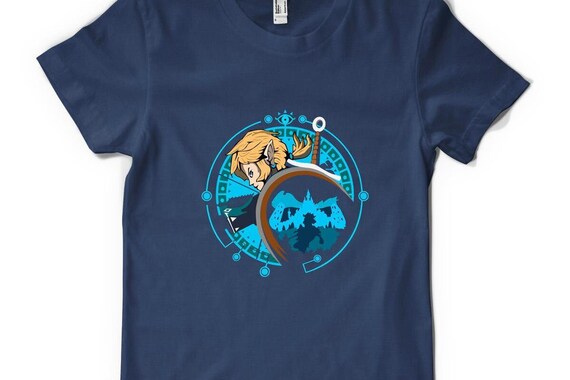 Sword And Shield Emblem Video Game T-Shirt Sword And Shield Emblem Video Game T-Shirt