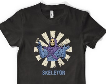 Free Personalisation Heman Masters Skeletor Universe Skeleton Villain Birthday Gift Unisex Adult And Kids T Shirt UK Sizes