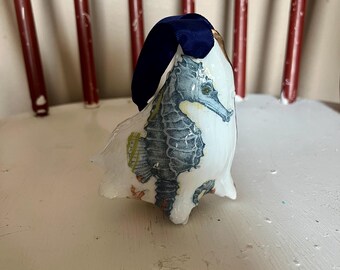 Seahorse Whelk Ornament