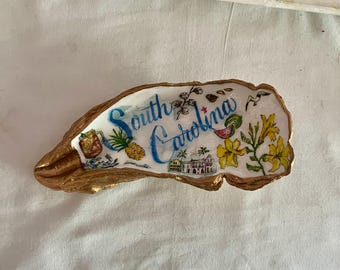 South Carolina Oyster Shell Trinket Dish