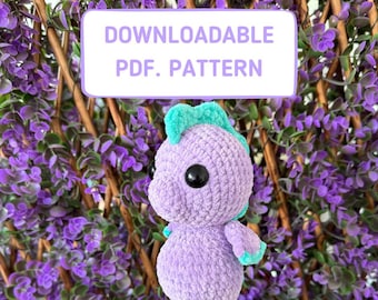 Little Seahorse Buddy Crochet Pattern (downloadable PDF)