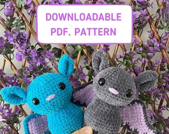 Little Bat Buddy Crochet Pattern (downloadable PDF)