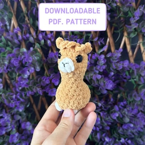 Itty Bitty Llama Häkelanleitung | keine nähen | Markt macht (herunterladbare PDF)