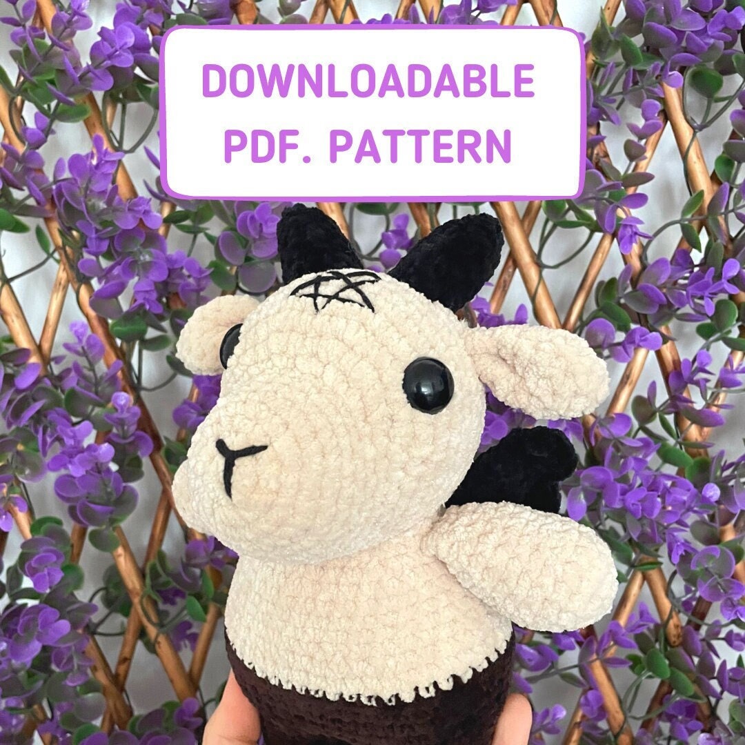 Little Baphomet Buddy Crochet Pattern (downloadable PDF) - Etsy