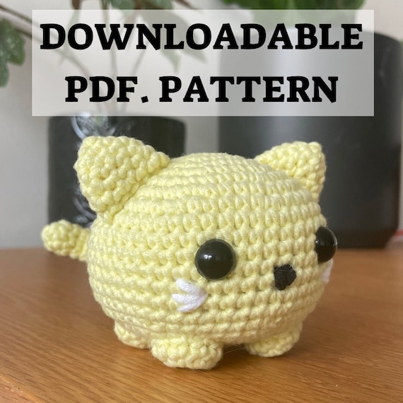 Little Kitty Pal Crochet Pattern downloadable PDF | Etsy