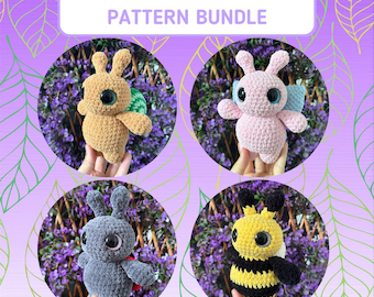 Little Garden Buddies Crochet Pattern Bundle (downloadable PDF)