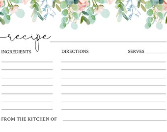 Recipe Cards