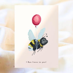 Karte mit Biene Geburtskarte/Liebe/Geburtstag