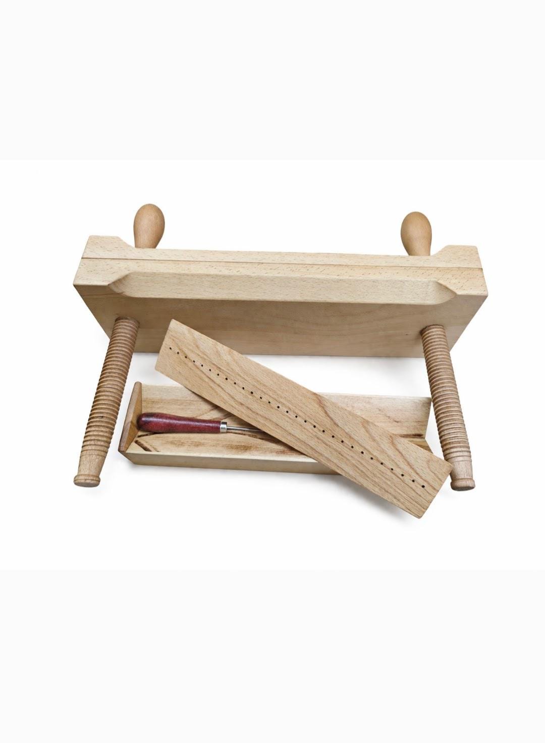 Handmade Wood Bookbinding Press and Paper Punching Tool - Etsy