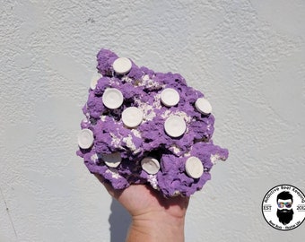 ARK Frag Rock Purple- 10 Frag Holes- 9"× 8"
