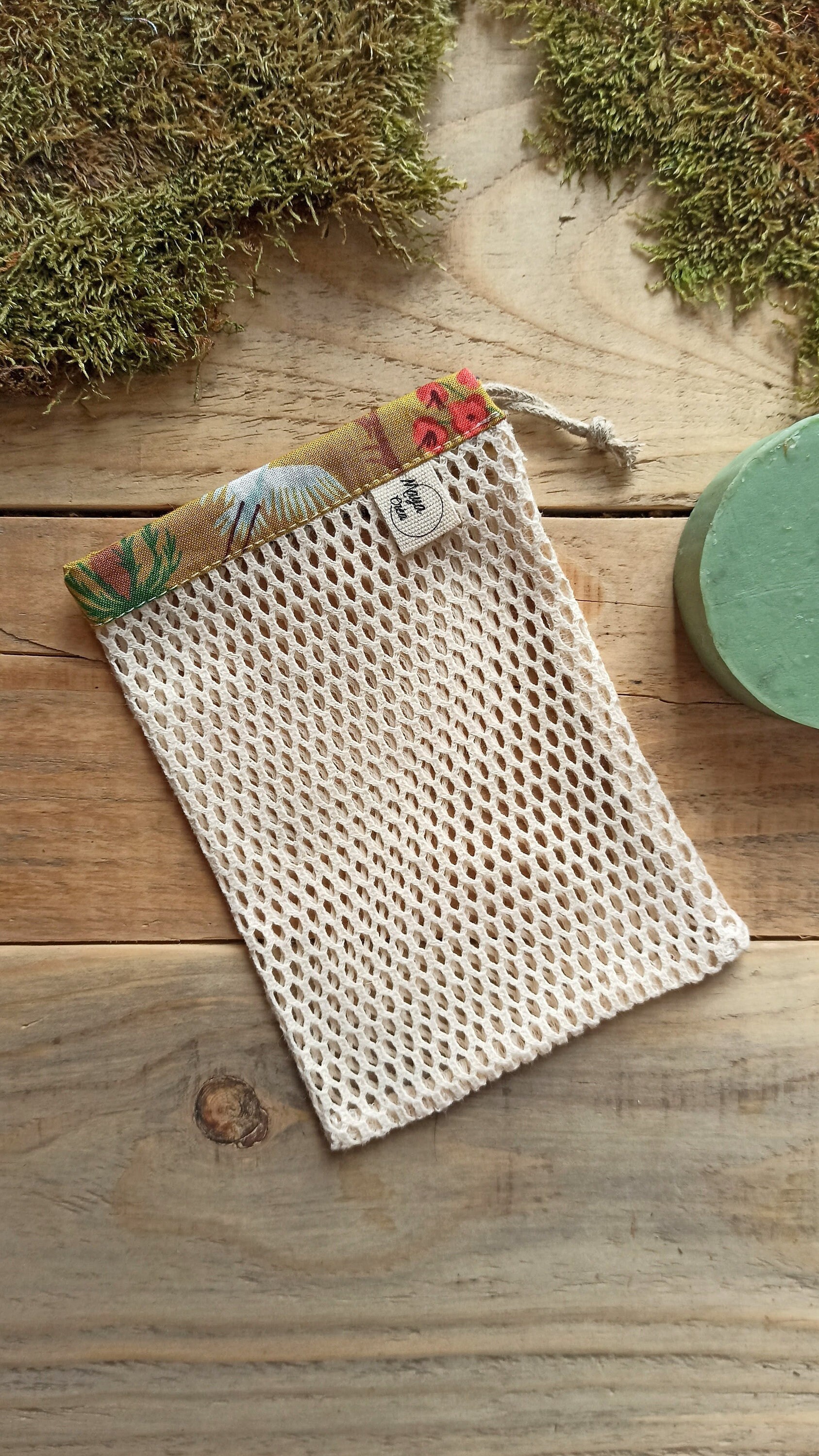 Filet à Savon Bio - Pochette Filet Pour Chutes de Exfoliant