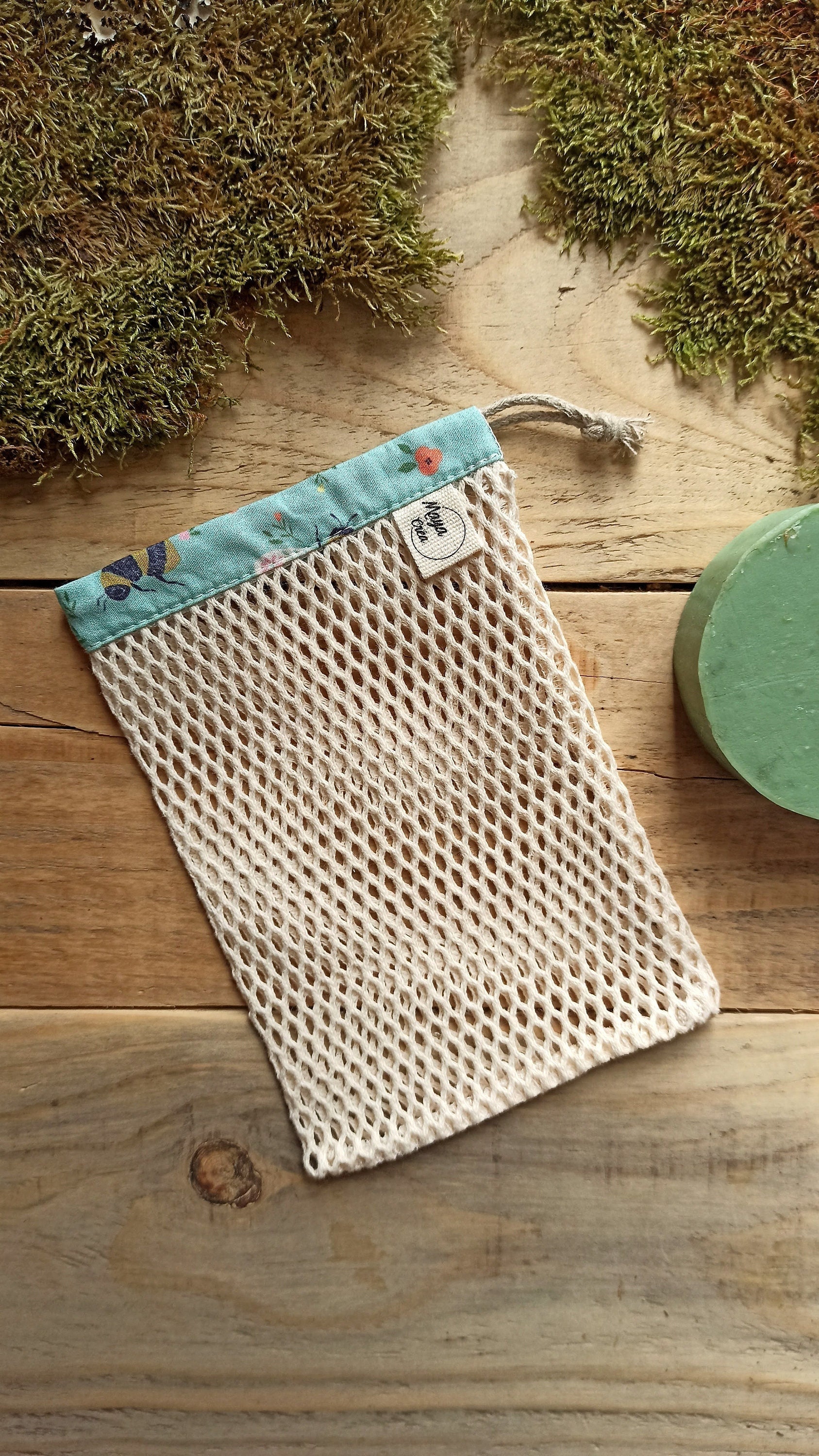 Filet à Savon Bio - Pochette Filet Pour Chutes de Exfoliant