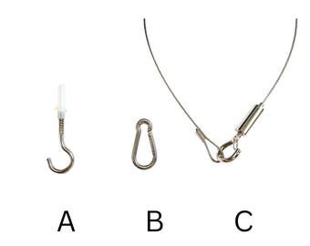 Wind Spinner Hook – Choose Your Hanging Option for Garden, Balcony or Ceiling