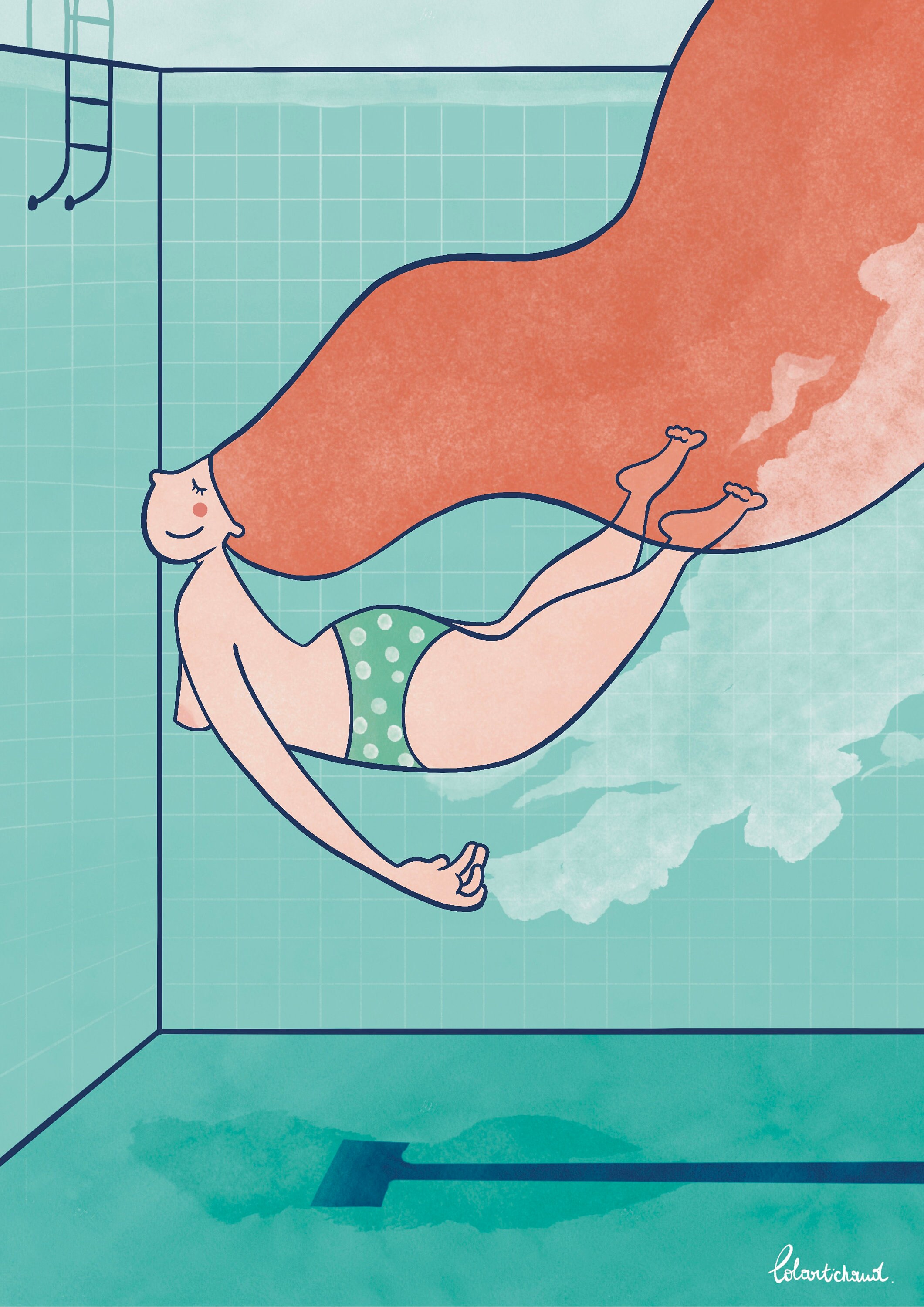 Illustration - Le Plongeon
