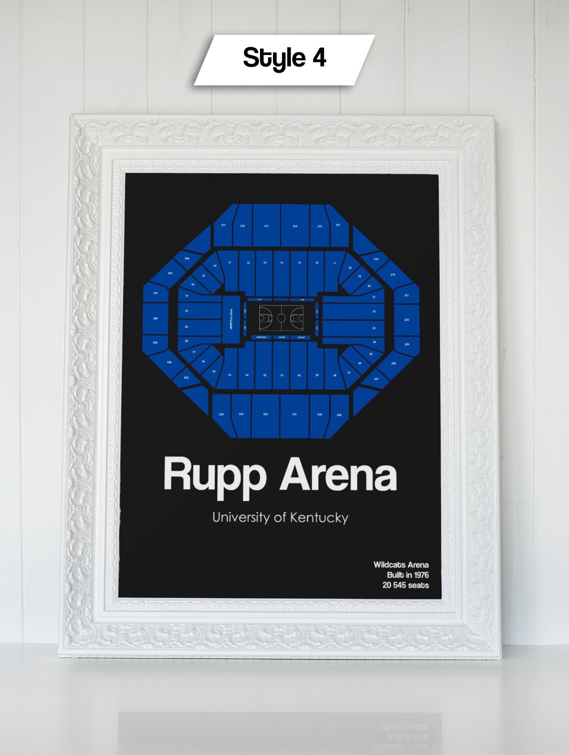 Kentucky Wildcats Poster University of Kentucky Basketball Etsy