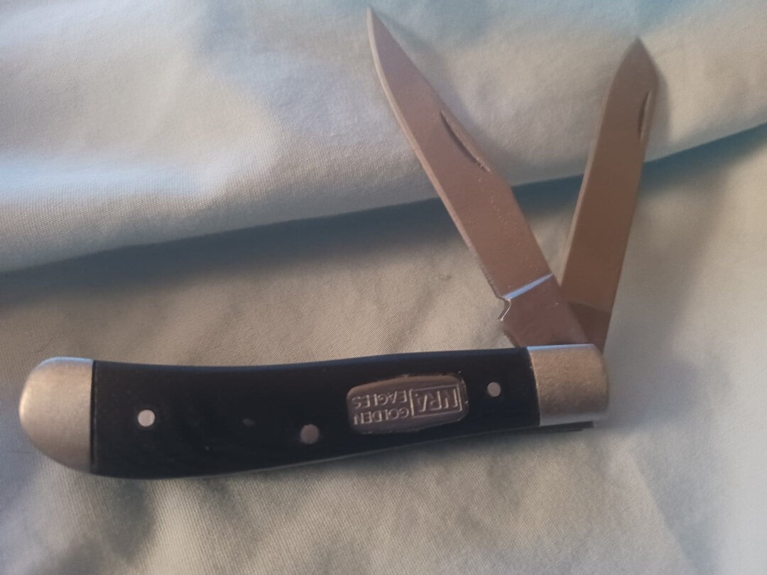 Collectible NRA Pocket Knife Golden Eagles Etsy