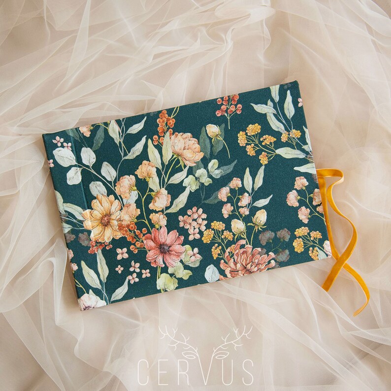 Flowery Photo Album Rustic Flowers Photo Album Wildflowers Etsy