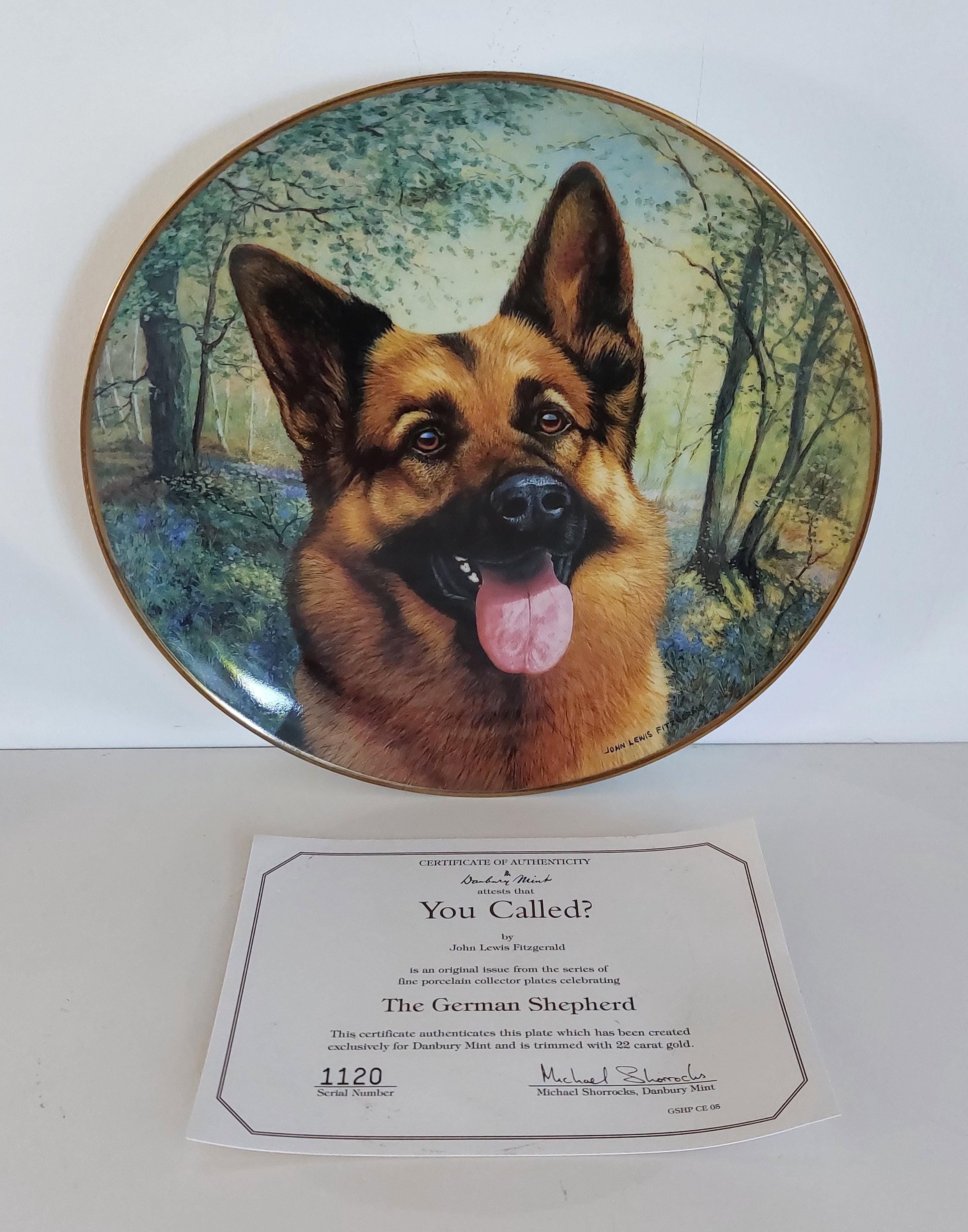 ・Germanshepherd・１９７４〜・１６×２０・ Copen・ Vintage Danbury Mint the German Shepherd X1 8