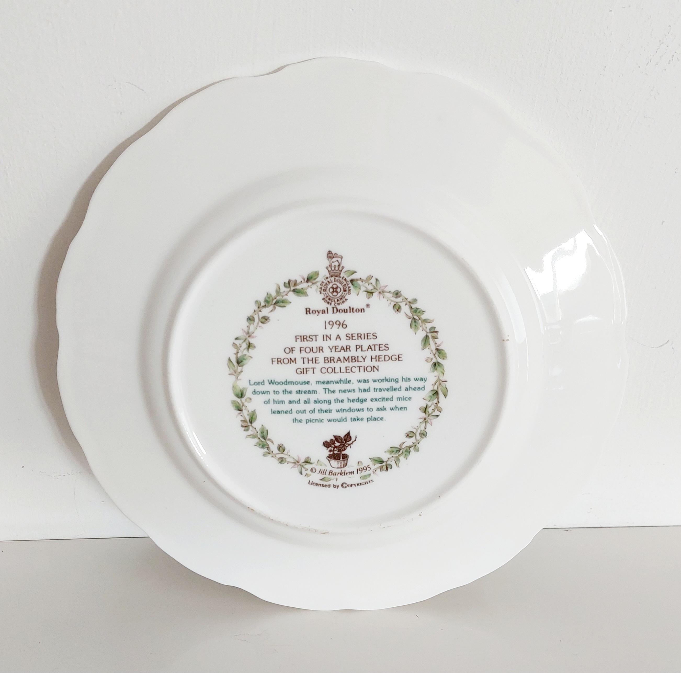 Vintage Royal Doulton Brambly Hedge the 1996 8
